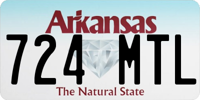 AR license plate 724MTL