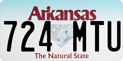 AR license plate 724MTU