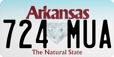 AR license plate 724MUA