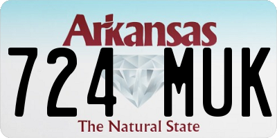 AR license plate 724MUK