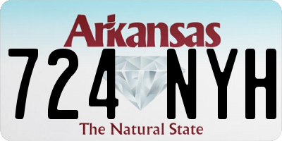 AR license plate 724NYH