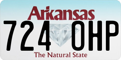 AR license plate 724OHP