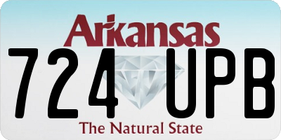 AR license plate 724UPB