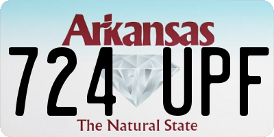 AR license plate 724UPF