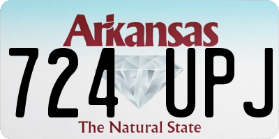 AR license plate 724UPJ