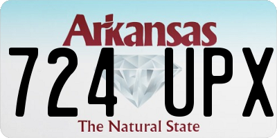 AR license plate 724UPX