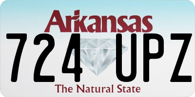 AR license plate 724UPZ