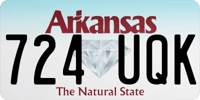 AR license plate 724UQK