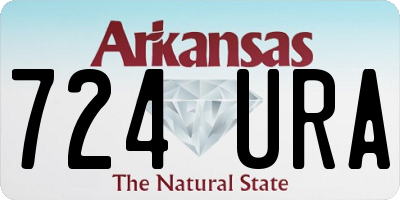 AR license plate 724URA