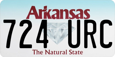 AR license plate 724URC