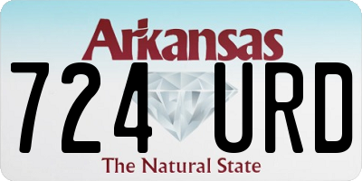 AR license plate 724URD