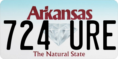 AR license plate 724URE