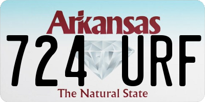 AR license plate 724URF