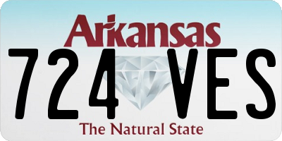 AR license plate 724VES