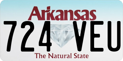 AR license plate 724VEU