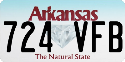 AR license plate 724VFB