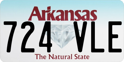 AR license plate 724VLE