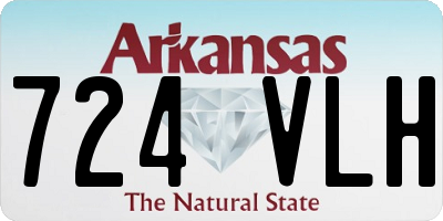 AR license plate 724VLH