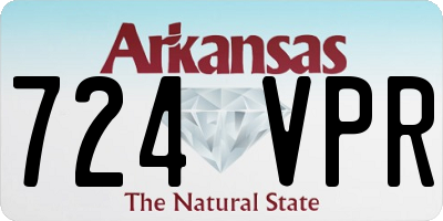AR license plate 724VPR