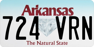 AR license plate 724VRN