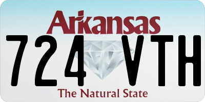 AR license plate 724VTH