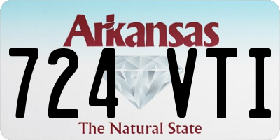 AR license plate 724VTI