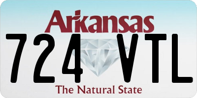 AR license plate 724VTL