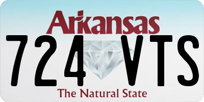 AR license plate 724VTS