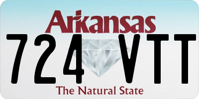AR license plate 724VTT