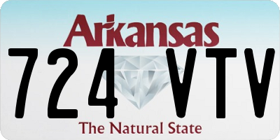 AR license plate 724VTV