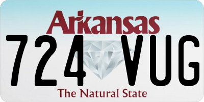 AR license plate 724VUG