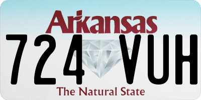 AR license plate 724VUH