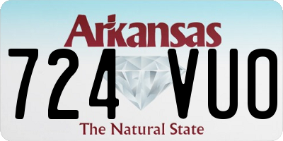 AR license plate 724VUO