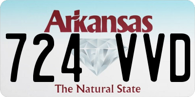 AR license plate 724VVD