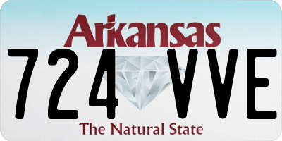 AR license plate 724VVE