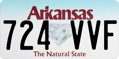 AR license plate 724VVF
