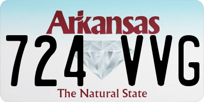 AR license plate 724VVG