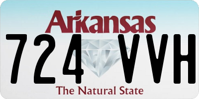AR license plate 724VVH