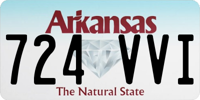 AR license plate 724VVI