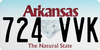 AR license plate 724VVK
