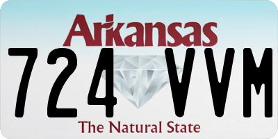 AR license plate 724VVM