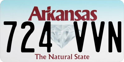 AR license plate 724VVN