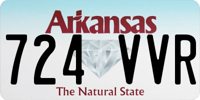 AR license plate 724VVR