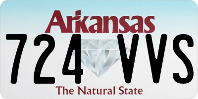 AR license plate 724VVS