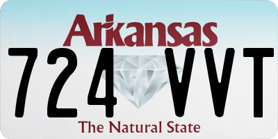 AR license plate 724VVT