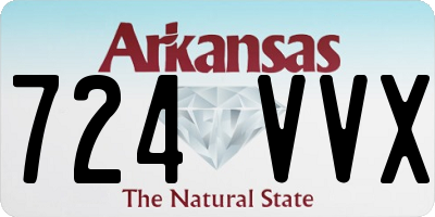 AR license plate 724VVX