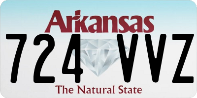 AR license plate 724VVZ