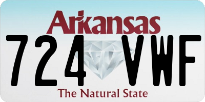 AR license plate 724VWF