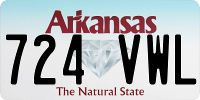 AR license plate 724VWL