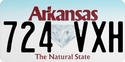 AR license plate 724VXH